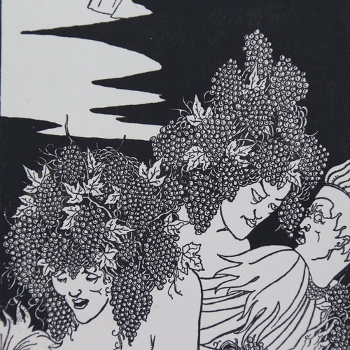 2370 - Aubrey Beardsley (1872 - 1898), fantasy scene, lithograph printed 1902, image 6