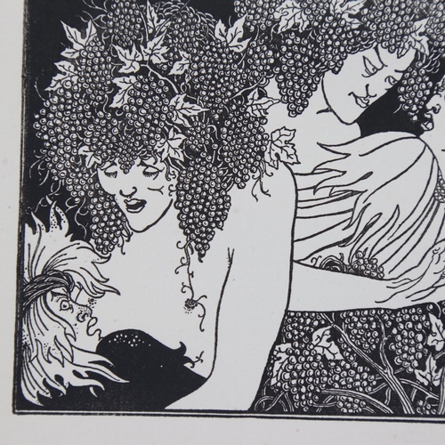 2370 - Aubrey Beardsley (1872 - 1898), fantasy scene, lithograph printed 1902, image 6