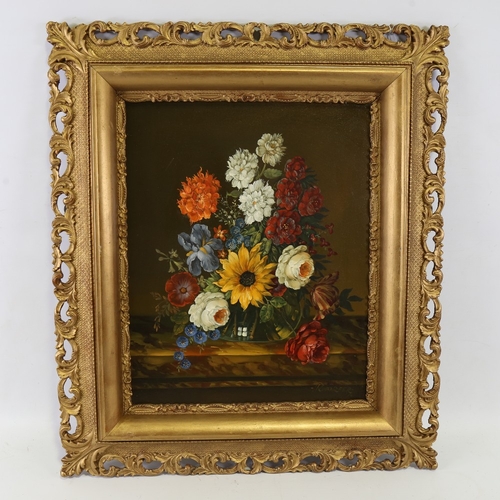 2377 - Wenzel Rudorfer (born 1935), still life flowers, oil on canvas, signed, 20