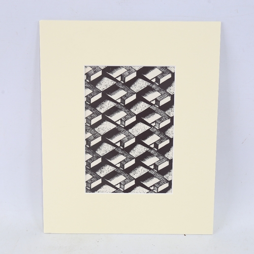 2427 - Paul Nash (1889 - 1946), original patterned wrap from P&D Conlaghi Exhibition Catalogue for Paul Nas... 