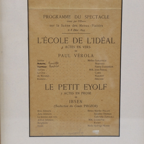 2438 - 1895 theatre programme, 14.5