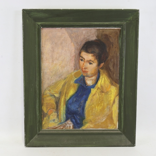 2446 - Ken Townsend, portrait of a woman, signed with monogram, 20