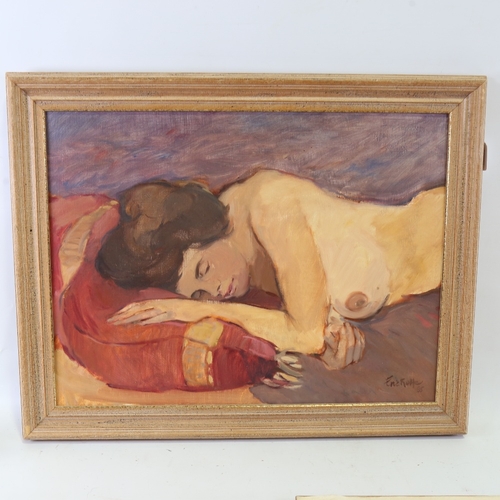 2461 - Eric Rolfe, reclining nude, oil on canvas, signed and dated '85, 18