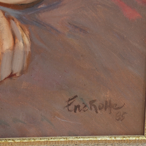 2461 - Eric Rolfe, reclining nude, oil on canvas, signed and dated '85, 18