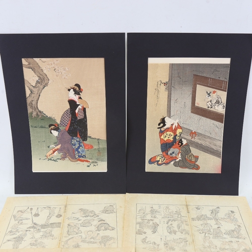 2472 - Hokusai, collection of Manga studies and other Japanese prints