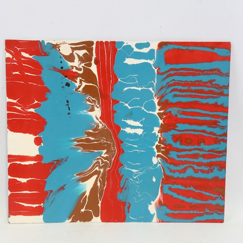 2478 - British School circa 1960s, abstract design, acrylic on board, unsigned, 19