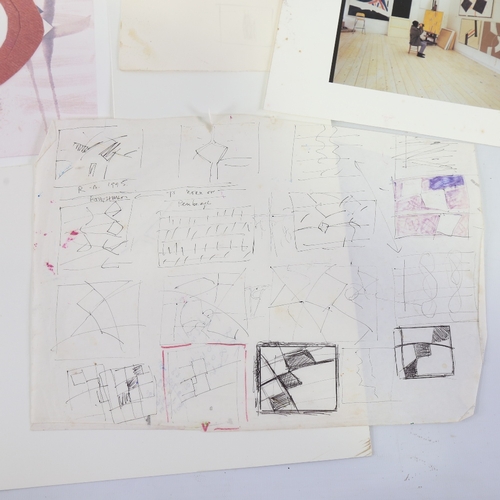 2481 - Sandra Blow (1925 - 2006), a group of pages from a sketchbook, provenance: Estate of the artist's sa... 