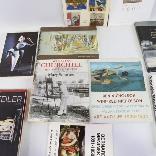 2489 - A group of Art reference books, including Winston Churchill, Ben Nicholson etc (11)