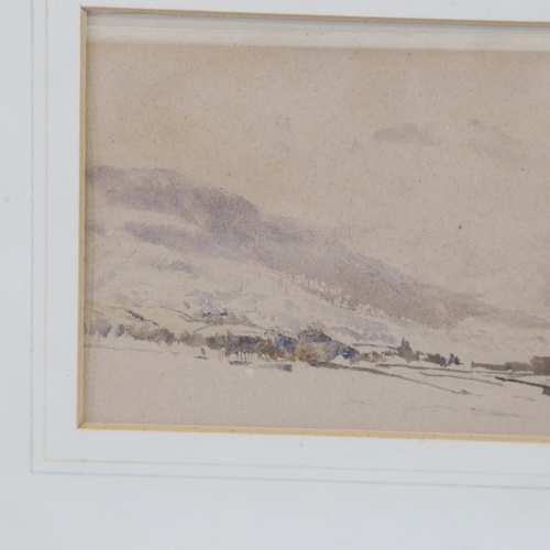 2505 - William Lionel Wyllie (1851 - 1931), extensive landscape, watercolour on paper, 3.5