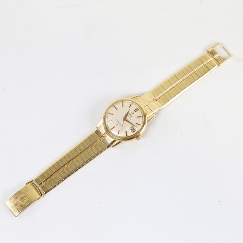 1010 - OMEGA - a Vintage 18ct gold Constellation Calendar automatic chronometer wristwatch, ref. 886, circa... 