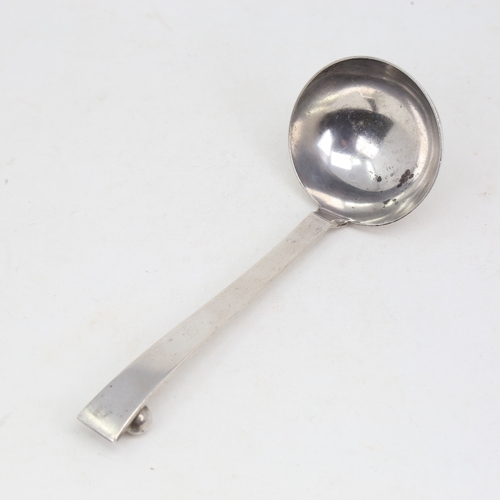 1126 - GEORG JENSEN - a Vintage Danish sterling silver ladle, model no. 13, import hallmarks London 1934, l... 