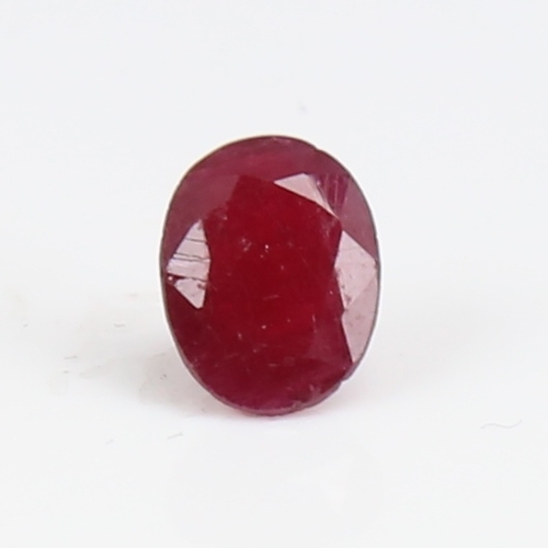 1268 - A 1.99ct unmounted oval mixed-cut African ruby, dimensions: 9.03mm x 6.90mm x 3.32mm, no indication ... 