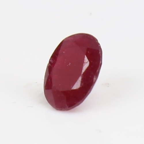 1268 - A 1.99ct unmounted oval mixed-cut African ruby, dimensions: 9.03mm x 6.90mm x 3.32mm, no indication ... 