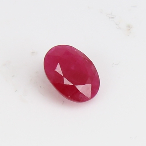 1269 - A 2.27ct unmounted oval mixed-cut ruby, dimensions: 9.10mm x 7.14mm x 3.73mm, with IGL Certificate