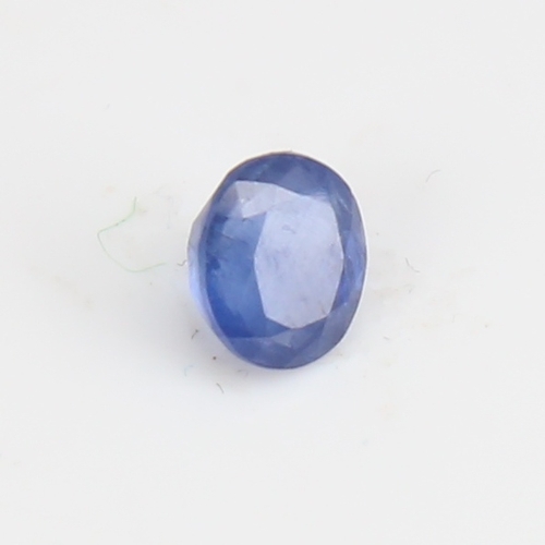 1275 - A 1.29ct unmounted oval mixed-cut Sri Lankan sapphire, dimensions: 6.75mm x 6.01mm x 3.48mm, no indi... 