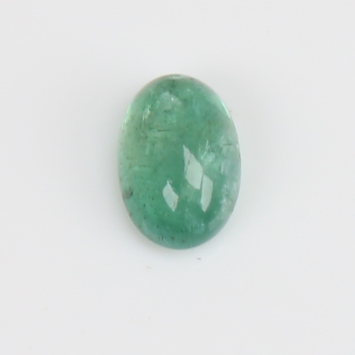 1277 - A 2.64ct unmounted oval cabochon emerald, dimensions: 10.67mm x 7.13mm x 4.85mm, 0.54g