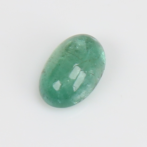 1277 - A 2.64ct unmounted oval cabochon emerald, dimensions: 10.67mm x 7.13mm x 4.85mm, 0.54g