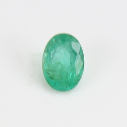 1278 - A 2.57ct unmounted oval mixed-cut emerald, dimensions: 10.32mm x 7.49mm x 5.14mm, evidence of clarit... 