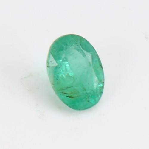 1278 - A 2.57ct unmounted oval mixed-cut emerald, dimensions: 10.32mm x 7.49mm x 5.14mm, evidence of clarit... 