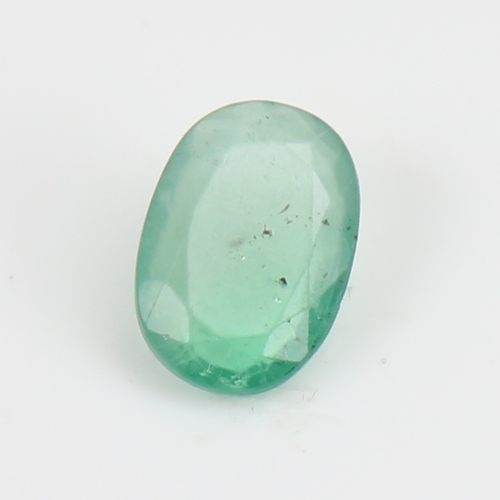 1280 - A 3.54ct unmounted oval mixed-cut emerald, dimensions: 12.90mm x 8.98mm x 3.97mm, 0.71g, with IDT Ce... 