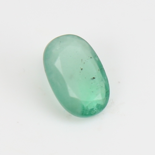 1280 - A 3.54ct unmounted oval mixed-cut emerald, dimensions: 12.90mm x 8.98mm x 3.97mm, 0.71g, with IDT Ce... 