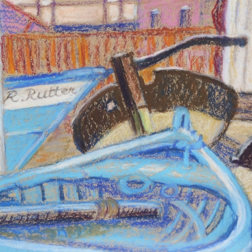 1321 - Bridget Ball, coloured pastels, the boathouse, 19