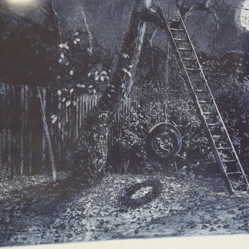 1350 - Susan Thomas, artist's proof etching, moonlight at no. 47, signed in pencil, dated '78, plate 10.5