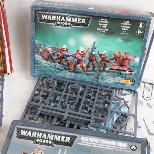 103 - WARHAMMER - 4 boxed plastic assembly toy kits, including Deathwing Command Squad (4)