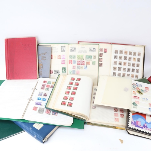 138 - Various Vintage postage stamp albums, some part-filled with stamps