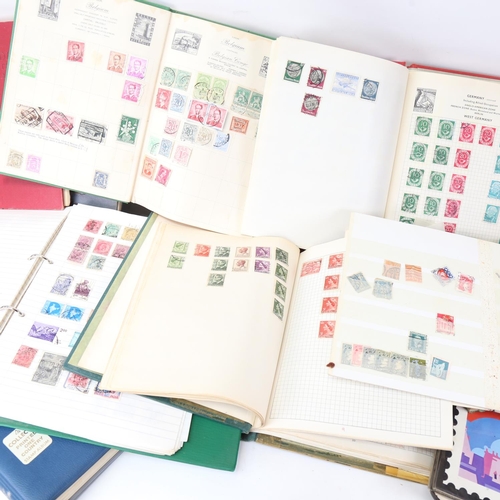 138 - Various Vintage postage stamp albums, some part-filled with stamps