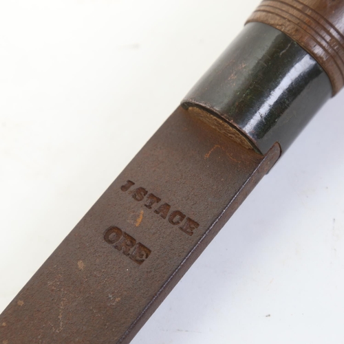 76 - A large 19th century carriage screwdriver, by J Stace of Ore, length 85cm