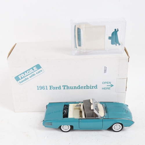 88 - DANBURY MINT - a Vintage 1961 Ford Thunderbird model car, boxed