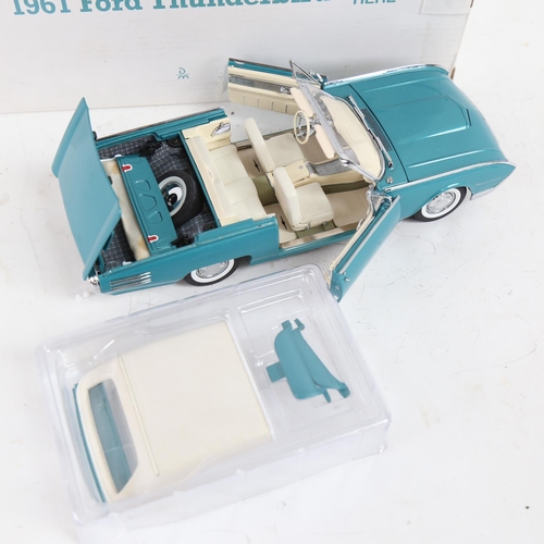 88 - DANBURY MINT - a Vintage 1961 Ford Thunderbird model car, boxed