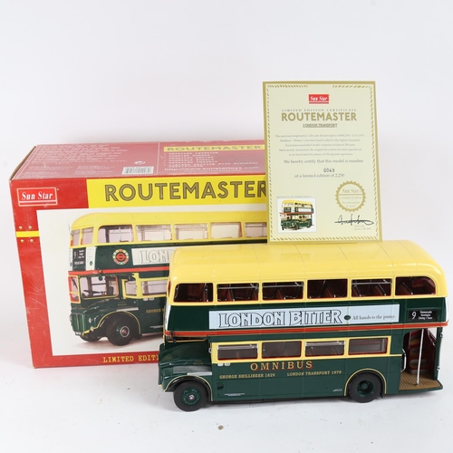 89 - SUN STAR - a boxed 1:24 scale limited edition Routemaster Omnibus diecast model bus