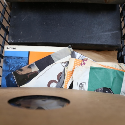 443 - A boxful of 78 and 45rpm records