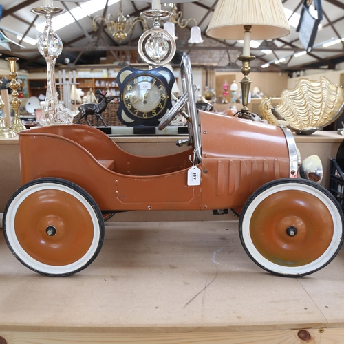 444 - An American Retro toy pedal car, circa 1970s, overall length 83cm