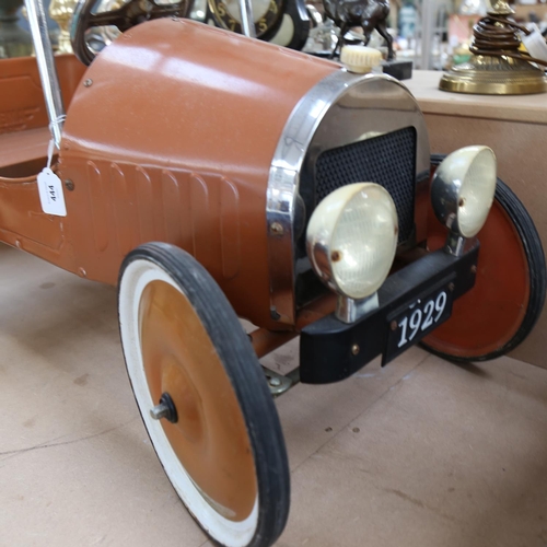 444 - An American Retro toy pedal car, circa 1970s, overall length 83cm