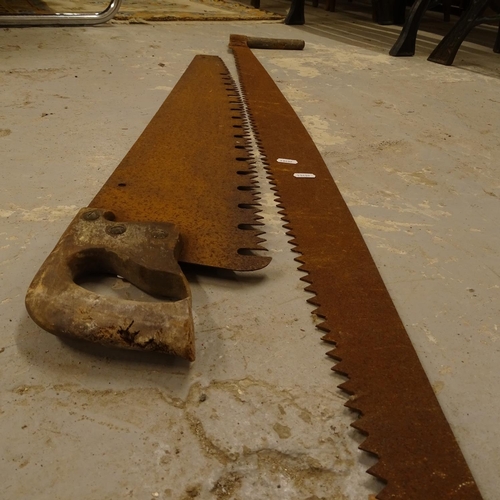 2032 - 2 Vintage rip saws