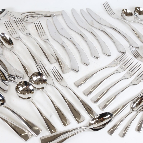 856 - A canteen of Wedgwood 1810 cutlery, for 6 people, 1 small cake fork missing, 49 pieces total