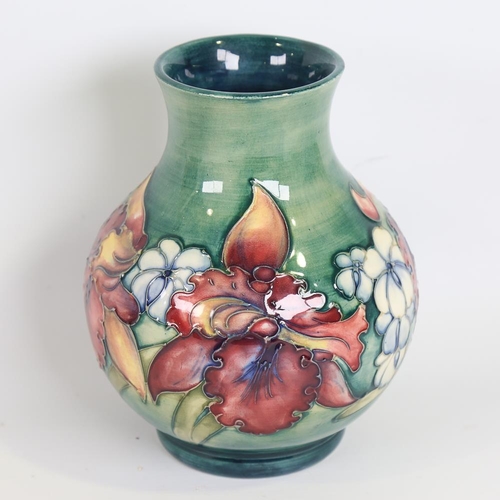 131 - MOORCROFT - Hibiscus pattern vase, height 19cm