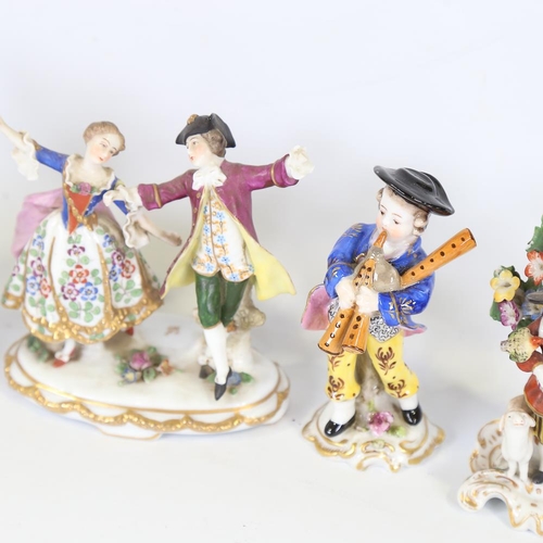 157 - 4 various Continental porcelain figures