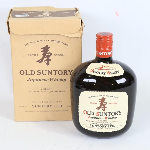 217 - Old Suntory Japanese Whisky, 4/5 quart, 86 proof, circa 1960s, boxed