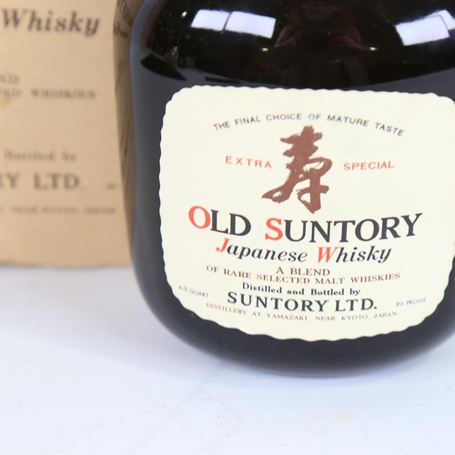 217 - Old Suntory Japanese Whisky, 4/5 quart, 86 proof, circa 1960s, boxed