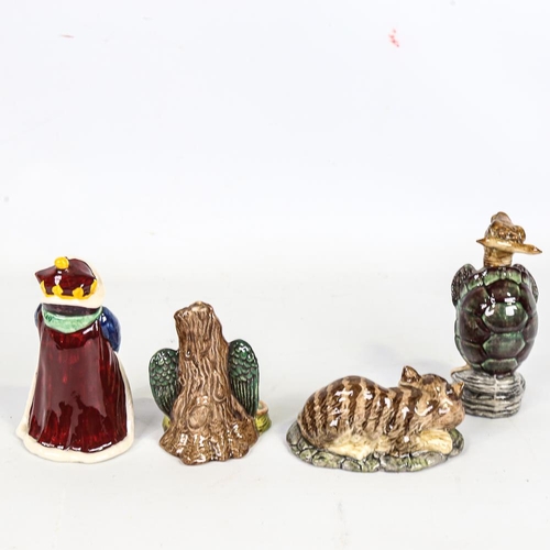 338 - 4 Beswick Alice In Wonderland Series figures, including Cheshire cat, length 9cm (4)