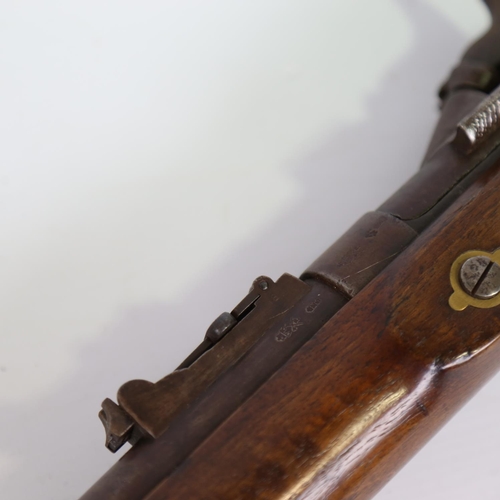 79 - A Snyder Enfield 1861 breach-loading 3-banded rifle, overall length 137cm