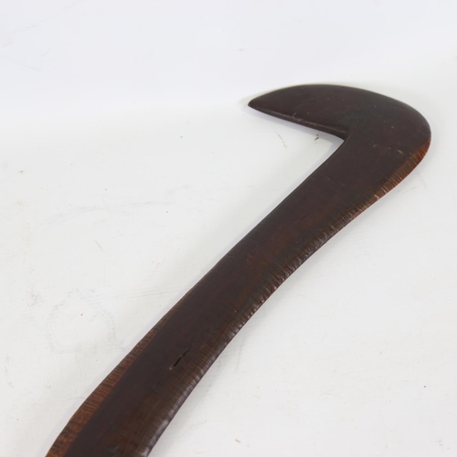 91 - Aboriginal Tribal throwing club, probably early 20th century, length 70cm