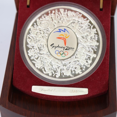 94 - An Australian Sydney 2000 Olympic Games 1 Kilo silver proof Masterpiece $30 coin, the largest Olympi... 