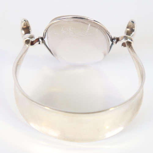 GEORG JENSEN - a Vintage Danish Dew Drop bangle / bracelet GEORG JENSEN - a Vintage Danish Dew Drop bangle / bracelet