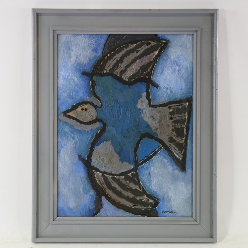 1810 - Carol Maddison, oil on board, bird, 40cm x 29cm, framed