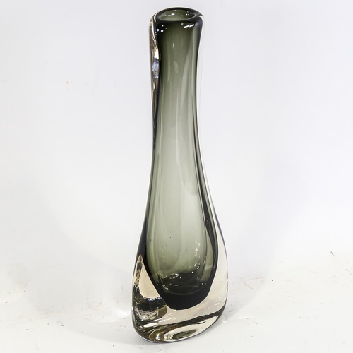 2134 - GEOFFREY BAXTER for WHITEFRIARS - a large cased glass vase, Willow, no. 9650, designed 1965, height ... 